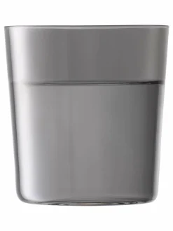 LSA International Set of 2 Grey Lunar Tumblers 390ml