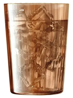LSA International Set of 4 Gems Tumblers 560ml Assorted Amber and Orange Outlet