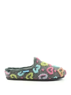 Lunar Mule Slippers Grey