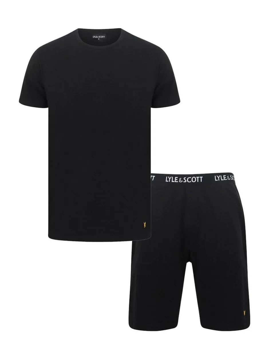 Lyle & Scott Black Charlie Loungewear Set Clearance