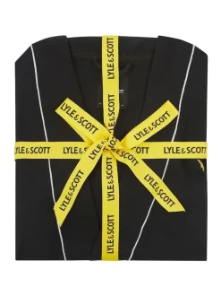 Lyle & Scott Kobe Kimono Robe Black Clearance