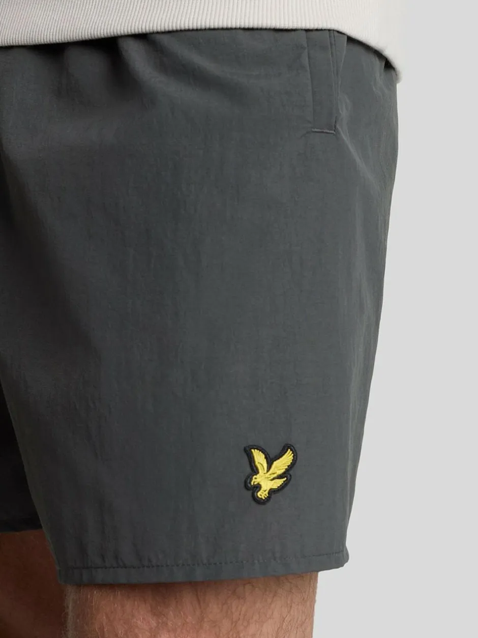 Lyle & Scott Plain Swim Shorts Grey Discount
