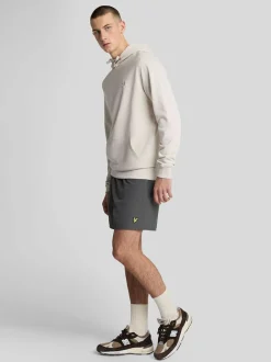 Lyle & Scott Plain Swim Shorts Grey Discount