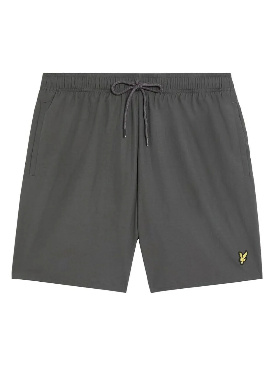 Lyle & Scott Plain Swim Shorts Grey Discount