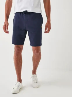 Lyle & Scott Cotton Jersey Shorts Navy Sale