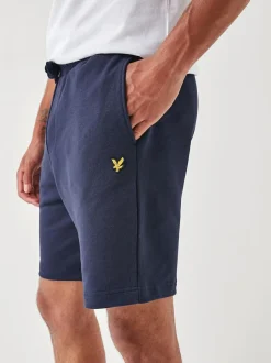 Lyle & Scott Cotton Jersey Shorts Navy Sale