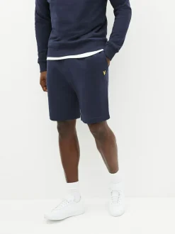 Lyle & Scott Cotton Jersey Shorts Navy Sale