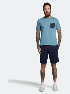 Lyle & Scott Cotton Jersey Shorts Navy Sale