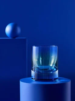 MADE.COM Blue & Green Juno Tumbler Glasses Outlet