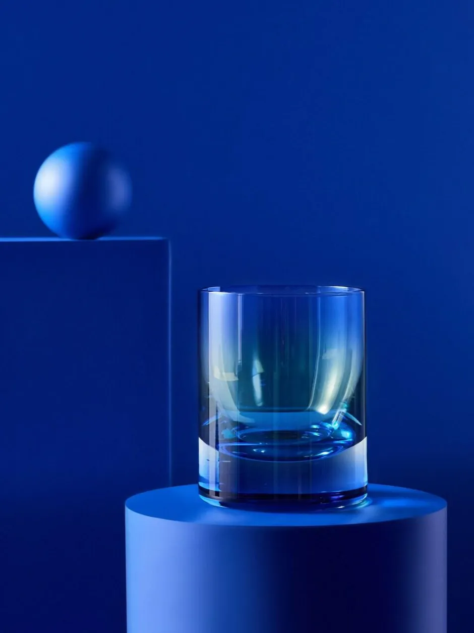 MADE.COM Blue & Green Juno Tumbler Glasses Outlet