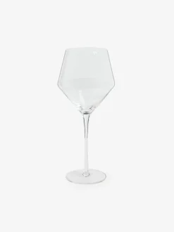 MADE.COM Clear Velma Crystal Tapered Set of 4 Red Wine Glasses Clearance