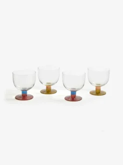 MADE.COM Set of 4 Multi Cally Wine Glasses Online