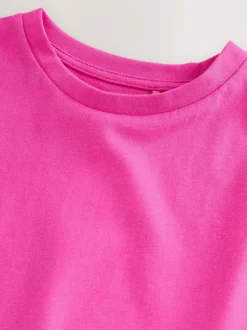 Next Oversized T-Shirt (3-16yrs) Magenta Pink New