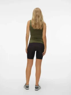 Mamalicious Maternity Seamless Leggings Black Discount