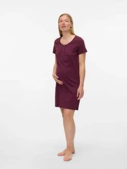Mamalicious Maternity And Nursing Nightie Purple Discount