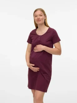 Mamalicious Maternity And Nursing Nightie Purple Discount