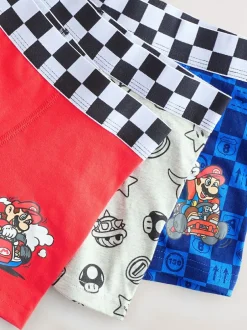 Next Mario Trunks 3 Pack (3-12yrs)