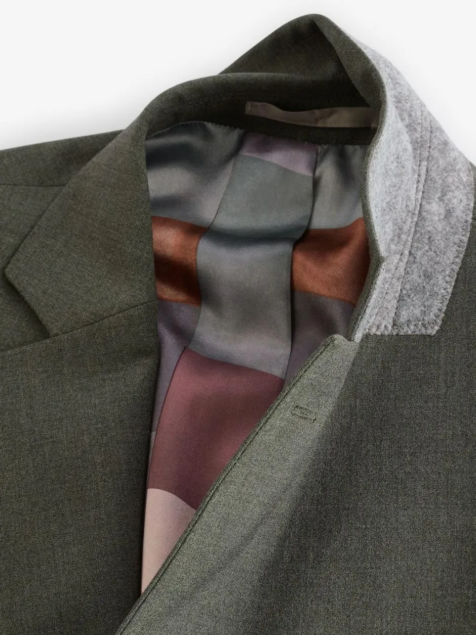 Next Slim Fit Motionflex Stretch Suit Jacket Marl Green Online
