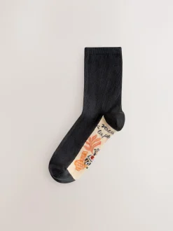 Next Marrakesh Mix Print Footbed Ankle Socks 5 Pack New