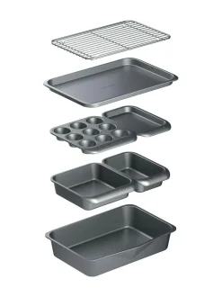 Masterclass Grey Stacking 7 Piece Bakeware Set Online