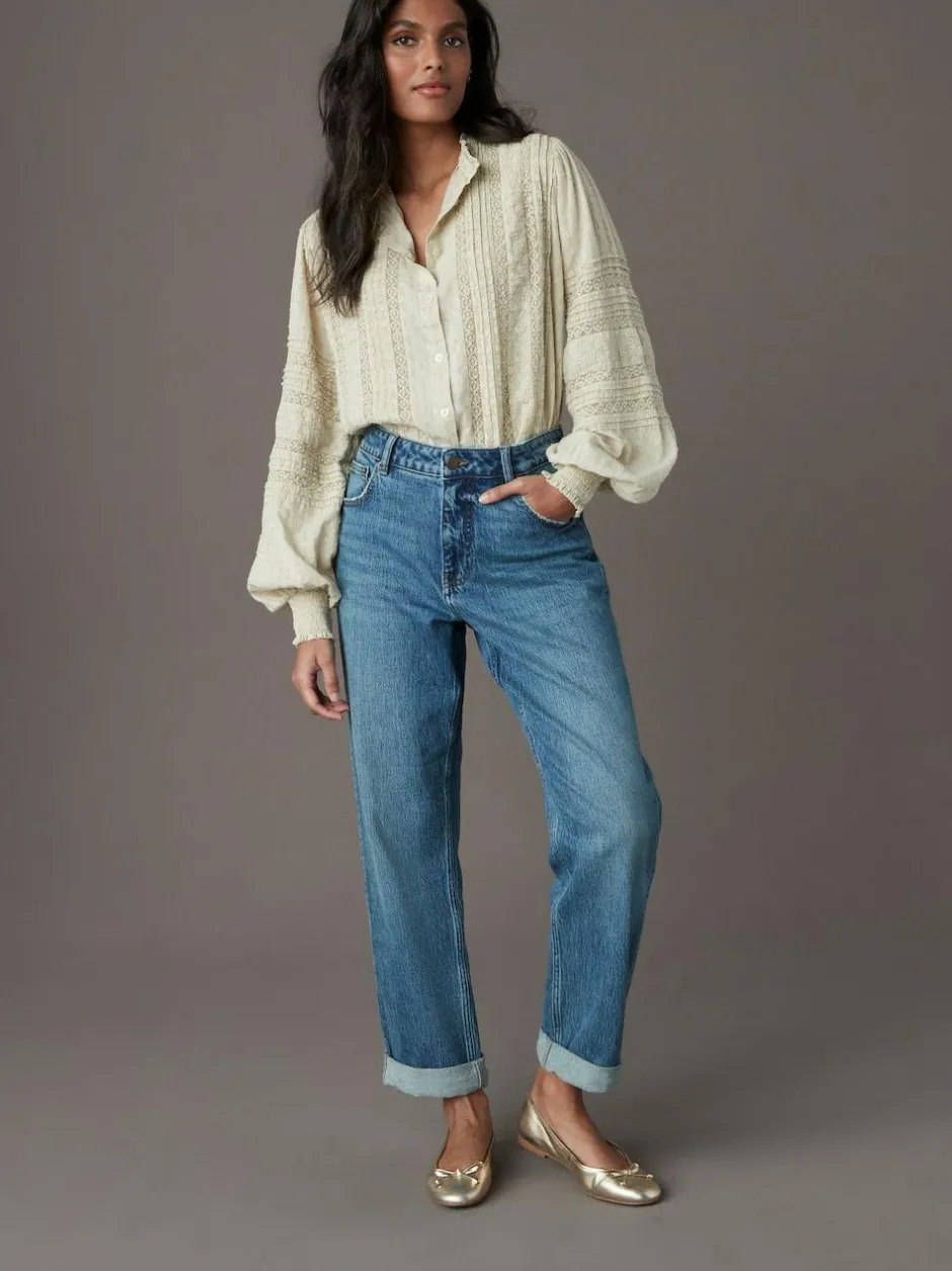 Next Boyfriend Jeans Mid Blue Online