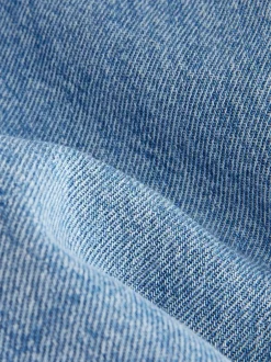 Next Mid Blue Denim Barrel 100% Cotton Jeans (3mths-7yrs) Online