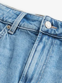 Next Denim Boy Shorts Mid Blue Online