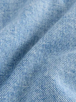 Next Denim Hooded Overshirt (3mths-7yrs) Mid Blue Discount