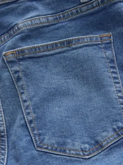 Next Mid Rise Stretch Bootcut Jeans Mid Blue Denim