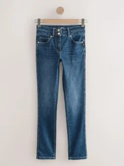 Next Slim Lift And Shape Jeans Mid Blue Denim Best
