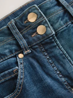 Next Slim Lift And Shape Jeans Mid Blue Denim Best