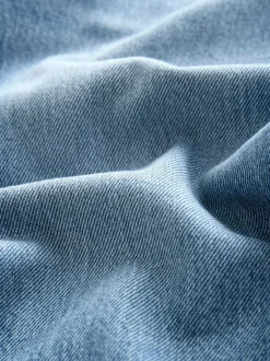 Next Mid Blue Denim Super-wide Fit Authentic Jeans (3-16yrs) Hot