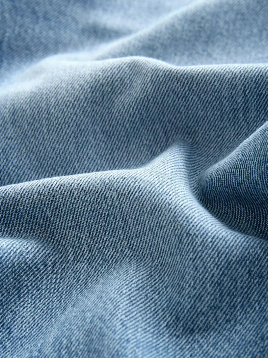 Next Mid Blue Denim Super-wide Fit Authentic Jeans (3-16yrs) Hot