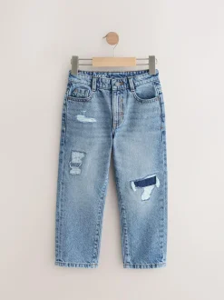 Next Loose Fit Authentic Jeans (3-16yrs) Mid Blue Online