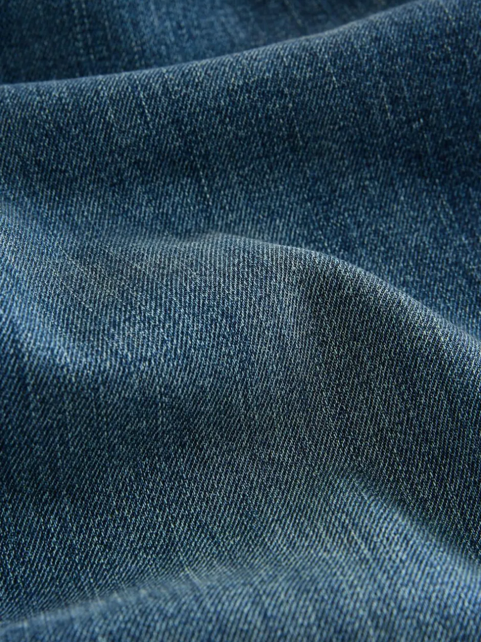 Next Relaxed Fit Authentic Stretch Denim Jeans Mid Blue Discount