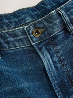 Next Relaxed Fit Authentic Stretch Denim Jeans Mid Blue Discount
