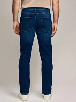 Next Mid Blue Slim Fit Essential Stretch Jeans Hot