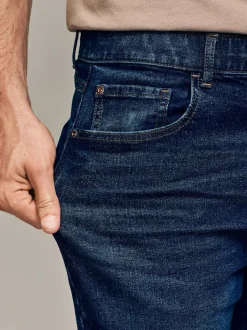 Next Mid Blue Slim Fit Essential Stretch Jeans Hot