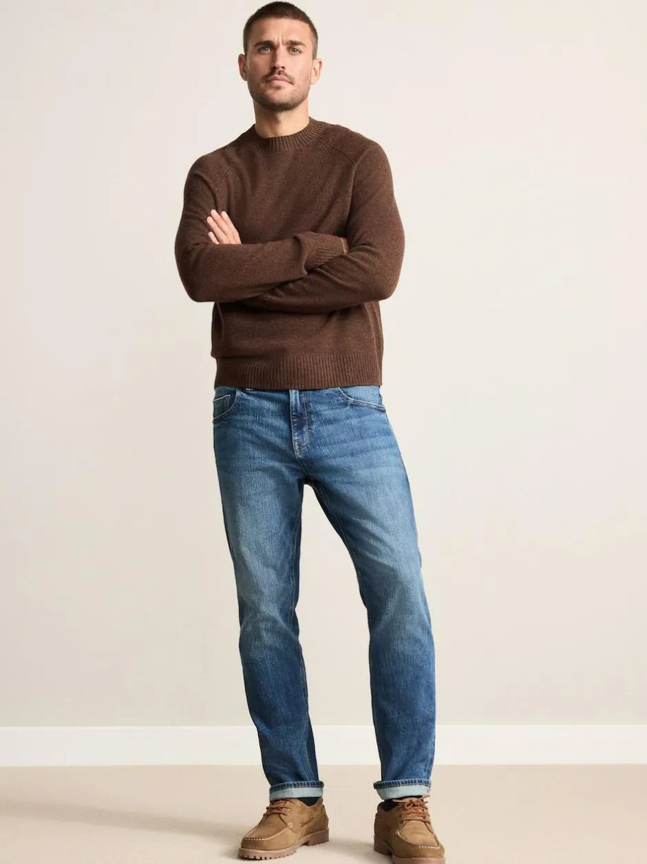 Next Slim Fit Signature Selvedge Denim Jeans Mid Blue Discount
