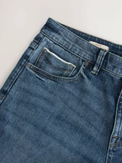 Next Slim Fit Signature Selvedge Denim Jeans Mid Blue Discount