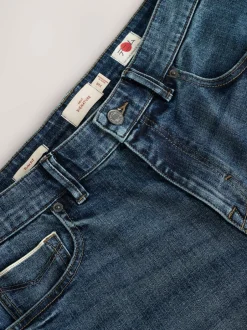 Next Slim Fit Signature Selvedge Denim Jeans Mid Blue Discount
