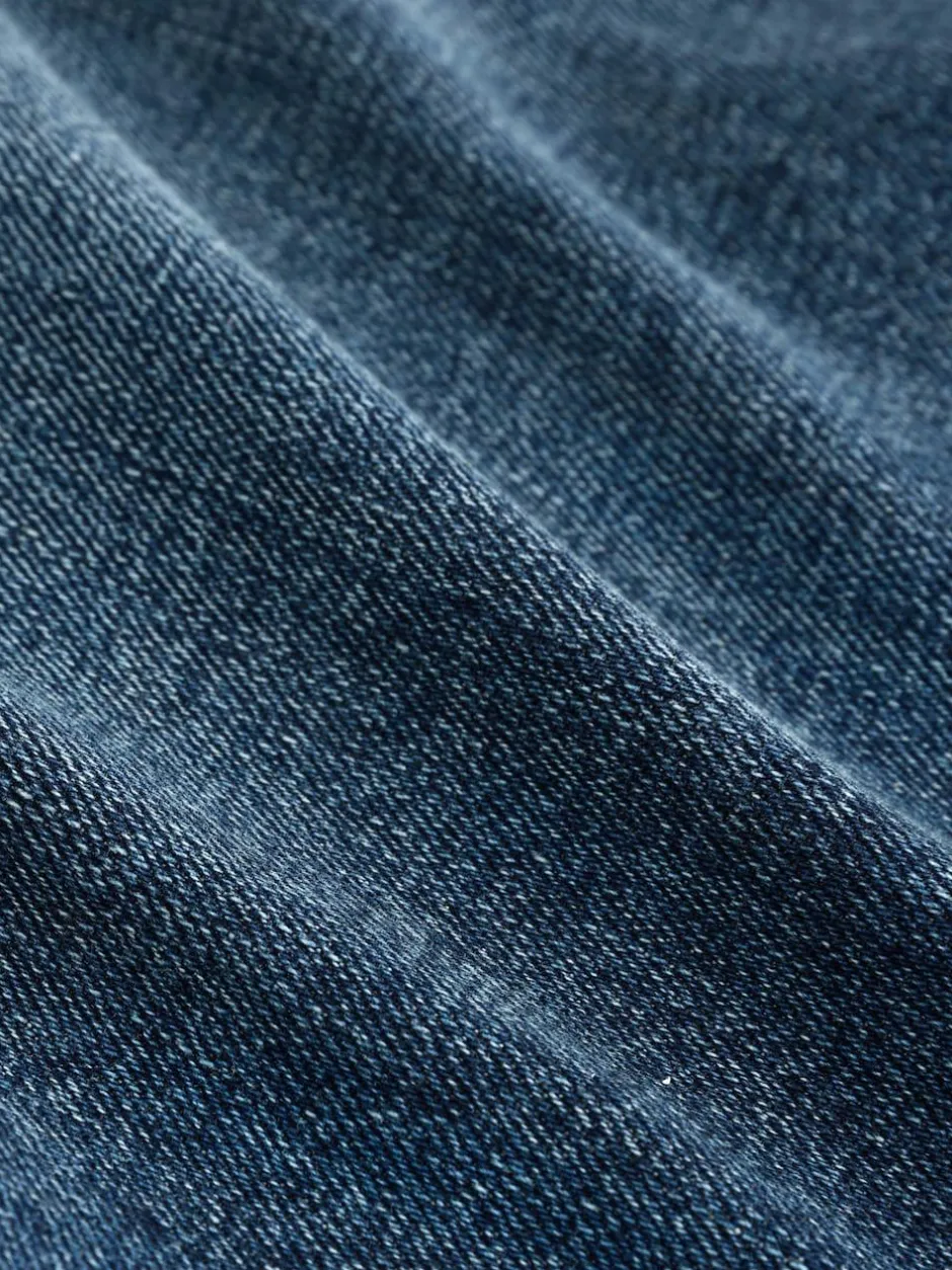Next Slim Fit Signature Selvedge Denim Jeans Mid Blue Discount