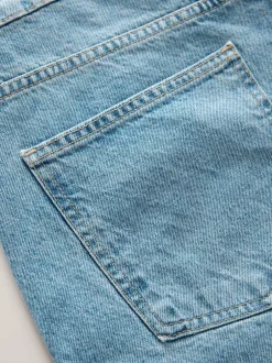 Next Edit Jort Denim Shorts Mid Blue Wash Outlet