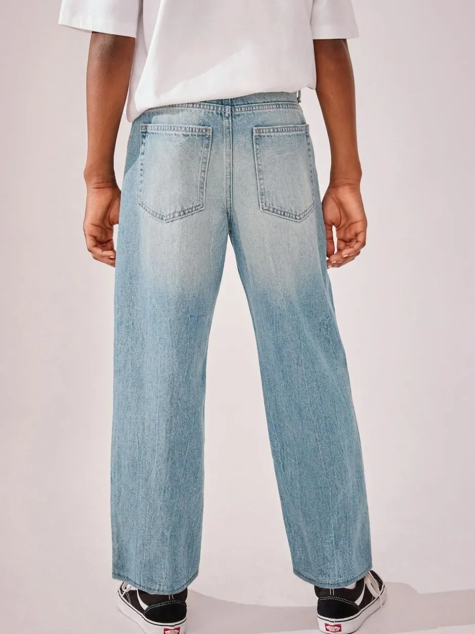 Next Mid Blue Wide Fit Authentic Jeans (3-16yrs) Discount