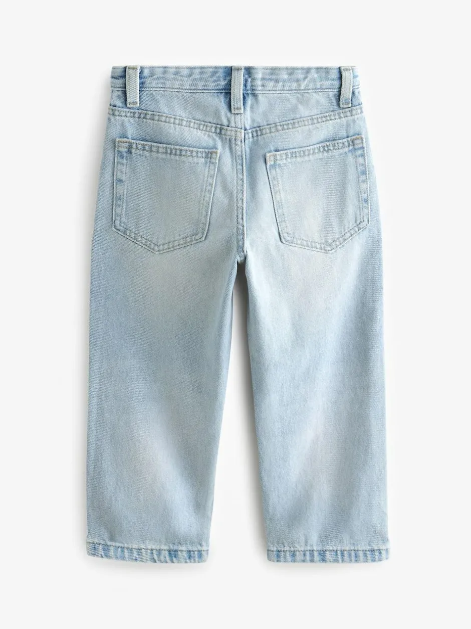 Next Mid Blue Wide Fit Authentic Jeans (3-16yrs) Discount