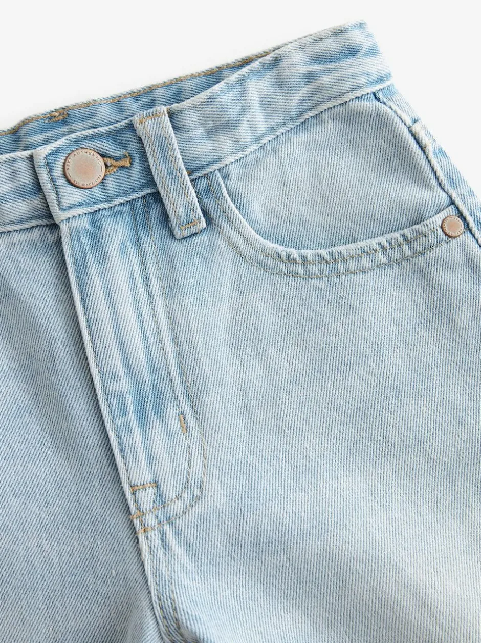Next Mid Blue Wide Fit Authentic Jeans (3-16yrs) Discount