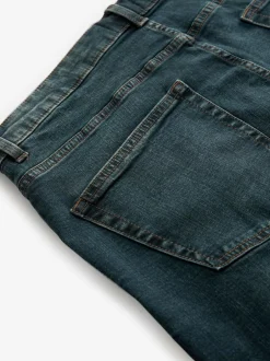 Next Straight Fit Authentic Stretch Denim Jeans Mid Tint