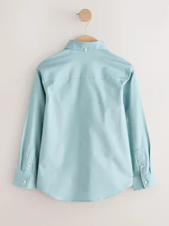 Next Mineral Green Single Oxford Shirt (3-16yrs) Clearance