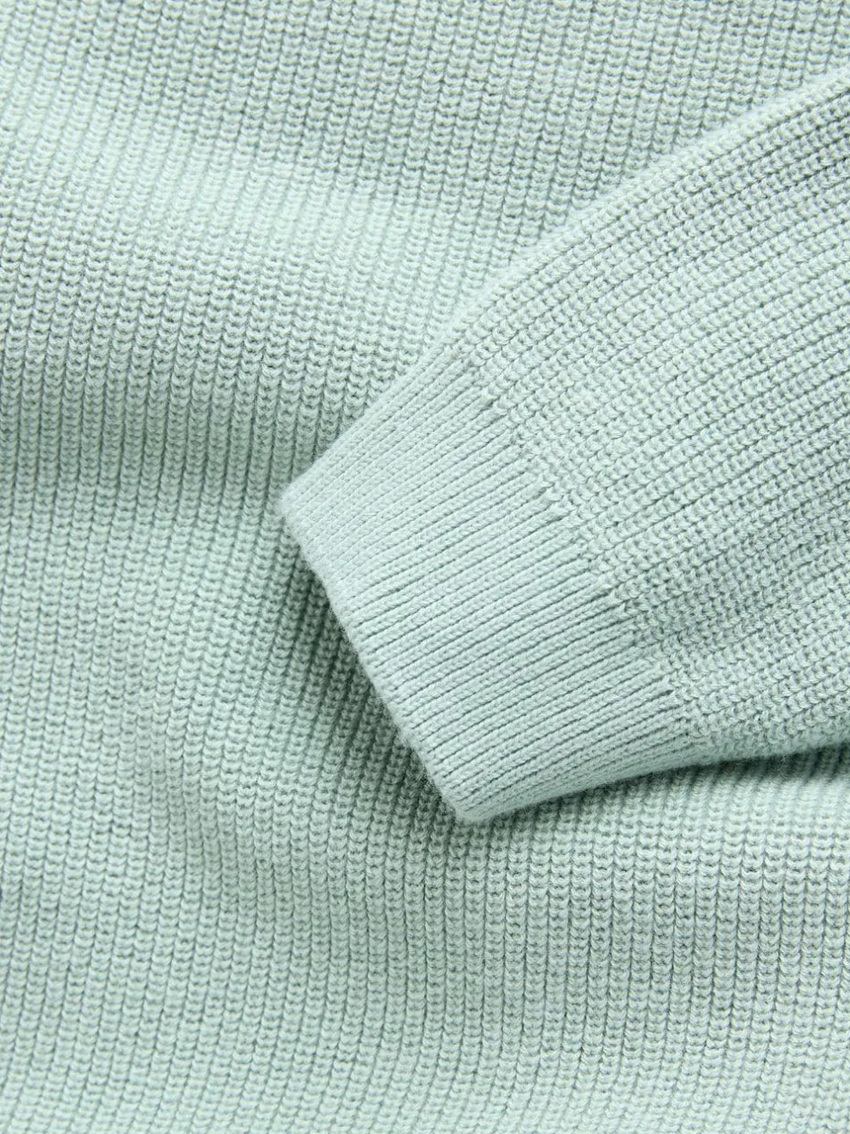 Next Mineral Green Without Stag Cotton Crew Neck Knitted Jumper (3-16yrs) Hot