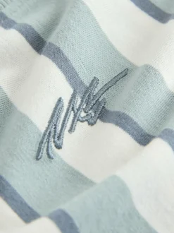 Next Mineral Stripe Regular Fit Short Sleeve Graphic Print T-Shirt (3-16yrs) Outlet